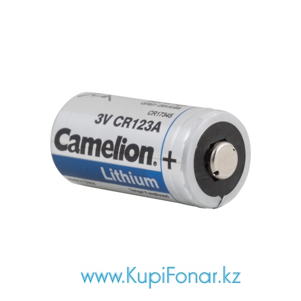 Элемент питания литиевый Camelion CR123A 3В, 1 шт в блистере (CR123A-BP1)