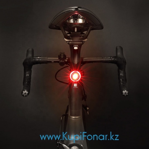Фонарь велосипедный Gaciron W06, 5 лм, LED, 200 мАч, USB, Smart Mode