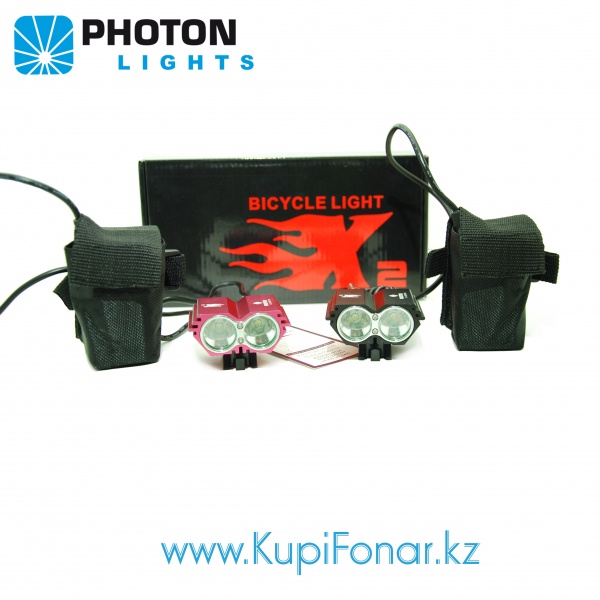 Велофара Photon X2, 2x CREE XM-L U2, 1600 лм