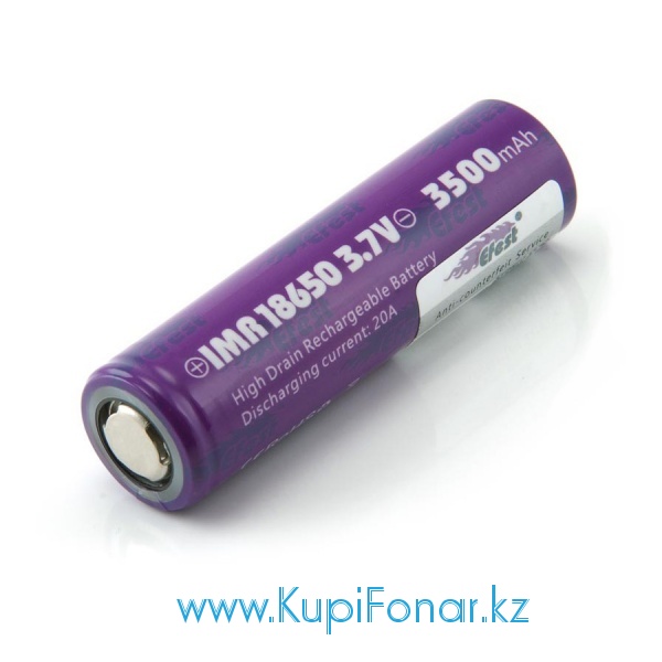  18650 Efest IMR 3500 mah, 3,7V, Li-Mn, 20A