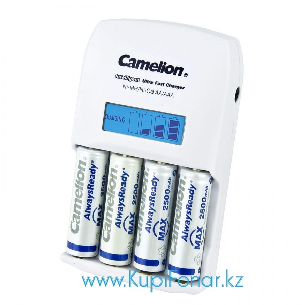 Зарядное устройство Camelion BC-0907 на 4 NiMH аккумулятора AA/AAA
