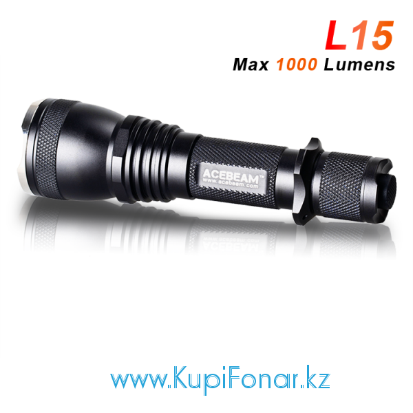  Acebeam L15 CREE XM-L2 1000 , 1x18650/2xCR123A