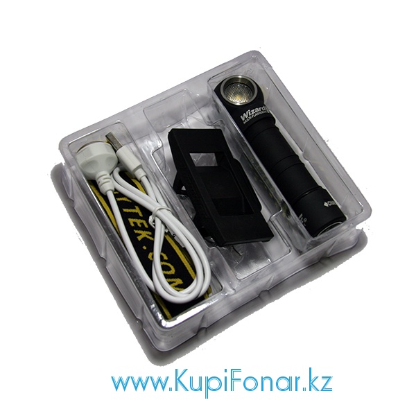 Фонарь Armytek Wizard Pro v3 Magnet USB+18650 Silver, XHP50, 2300 лм, 1x18650, нейтральный белый