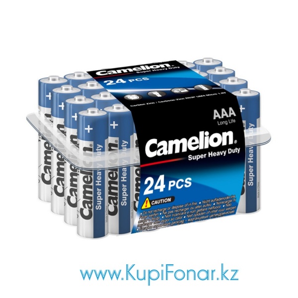 Элемент питания солевой Camelion SHD AAA 1.5В, 24шт в упаковке (R03P-PB24B)