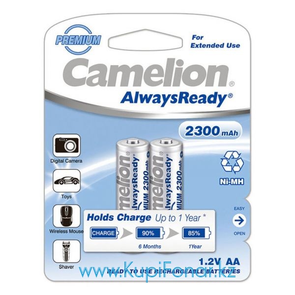  NiMH Camelion AlwaysReady /HR6 2300, 2   (NH-AA2300ARBP2)