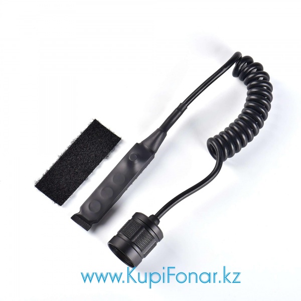 Выносная кнопка Wuben AP10, витой кабель 260-550 мм, для фонарей H8, L50, L60, LT35 Pro, E10