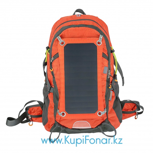 Рюкзак Eceen Trophy ECE-636 с солнечной панелью 7Вт, USB, оранжевый