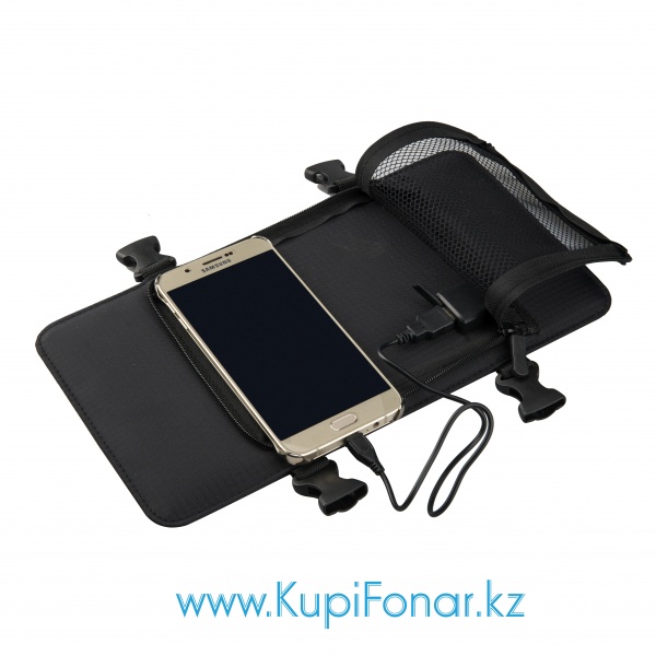 Рюкзак Eceen Touring ECE-602 с солнечной панелью 7Вт, USB, черный