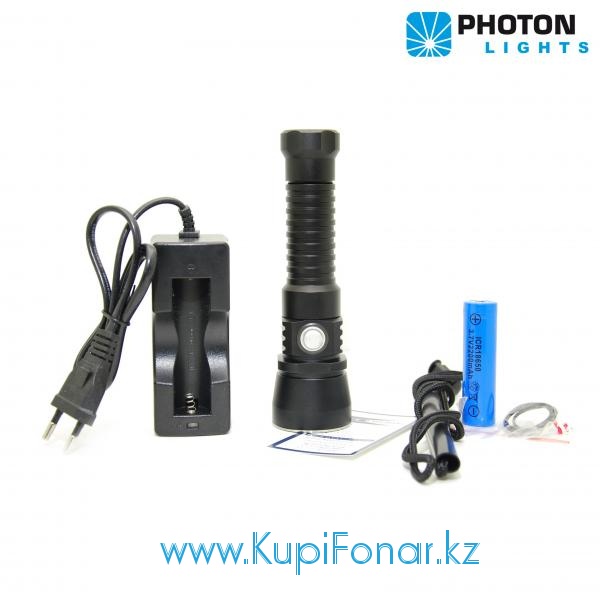 Подводный фонарь Photon DV20, CREE XM-L2 U2, 1x18650, 1000 лм, полный комплект