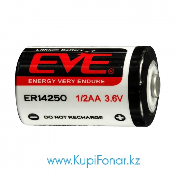 Элемент питания EVE ER14250 (1/2AA), 1200 мАч, 3.6 В