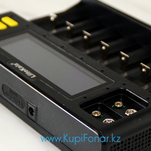 Универсальное зарядное устройство LiitoKala Lii-S8 на 8 аккумуляторов Liion/LiFePO4/Ni-MH, 2xКрона NiMH, LCD