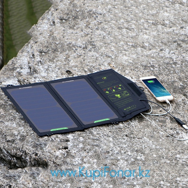 Солнечная панель Allpowers 10Вт (AP-SP5V10W), 5В, 1.6А, USB
