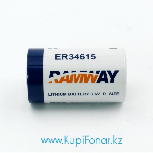 Элемент питания Ramway ER34615 (D), 19000 мАч, 3.6 В