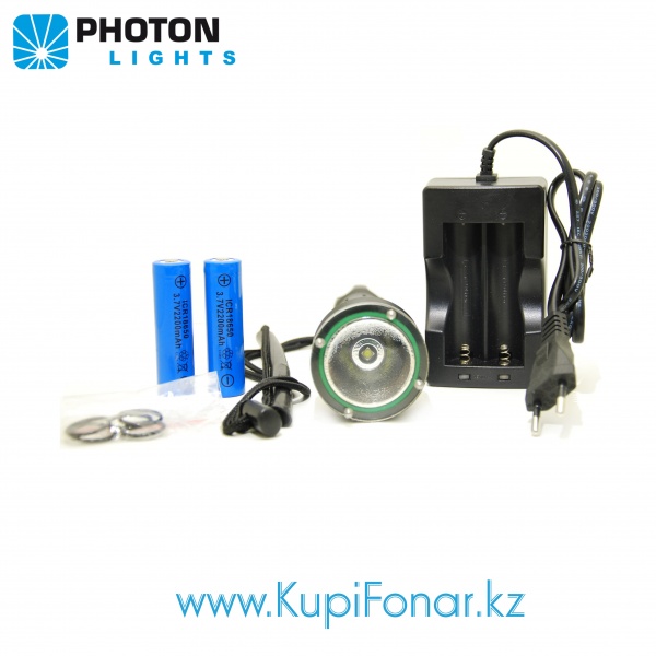 Подводный фонарь Photon DV02, CREE XM-L2 U2, 2x18650, 960 лм, полный комплект