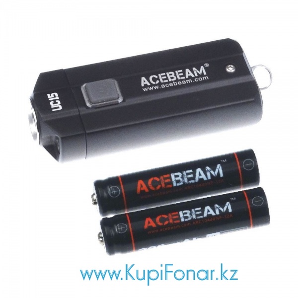 Фонарь Acebeam UC15, XP-L HD+XPE2+Nichia 276A UV,  250/1000 лм, 2xAAA/2x10440
