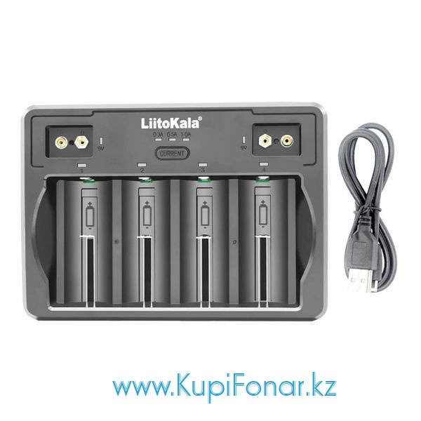    LiitoKala Lii-D4  4  Li-ion/LiFePO4/Ni-MH, 2x NiMH, LCD