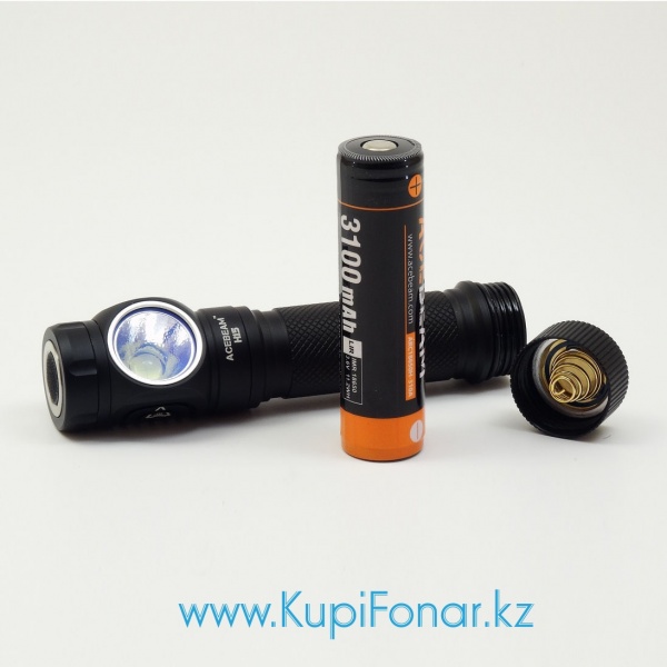 Налобный аккумуляторный фонарь Acebeam H15, CREE XHP70.2, 2500 лм, 1x18650