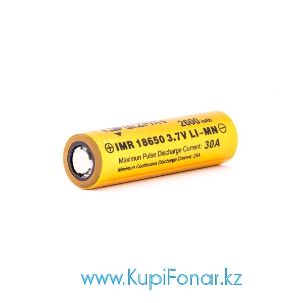  Efan 18650 IMR 2600 mah 30A Gold (18650G30F), 3,7V, Li-Mn.   .