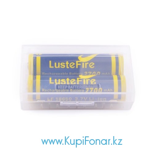 Аккумулятор LusteFire 2700 mah, 3,7V, Li-ion (с встроенной платой PCB 2,75/4,2 В)