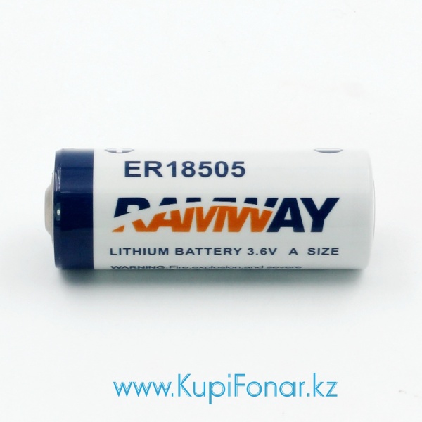 Элемент питания Ramway ER18505 (A), 4000 мАч, 3.6 В