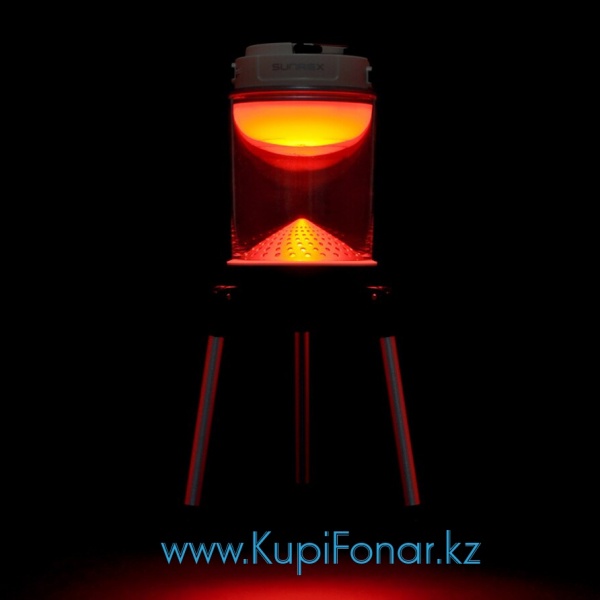 Кемпинговый фонарь Sunree CС-Max 280 лм, 6xLED, Li-polymer 3300 мАч + RED + PowerBank, USB