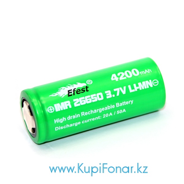  Efest Green IMR 4200 mah (26650), 3,7V, Li-Mn