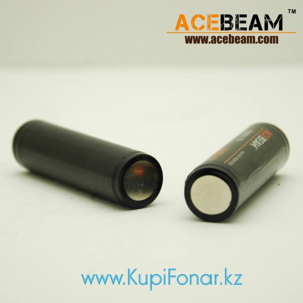 Аккумулятор 18650 AceBeam MRC18650NP-260A  2600 mah, 3,7V, Li-ion, защищенный