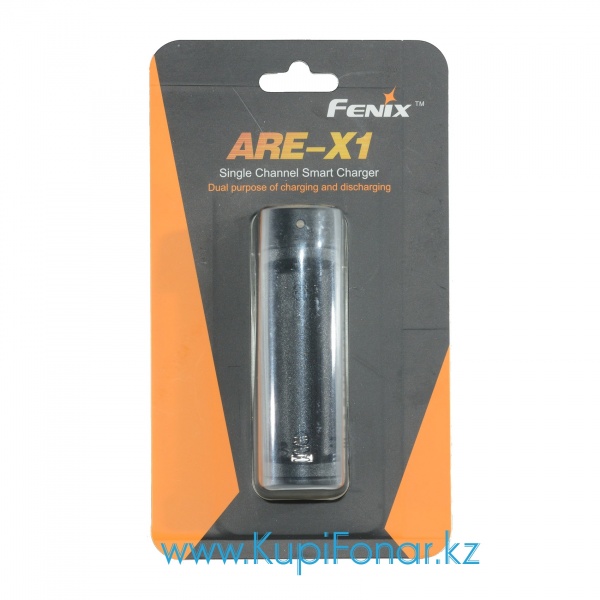 Зарядное устройство Fenix ARE-X1 на 1 аккумулятор Li-ion 18650/26650, USB, PowerBank
