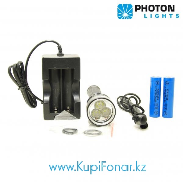   Photon DV003, 3x CREE XM-L2 U2, 2x18650, 2400 ,  