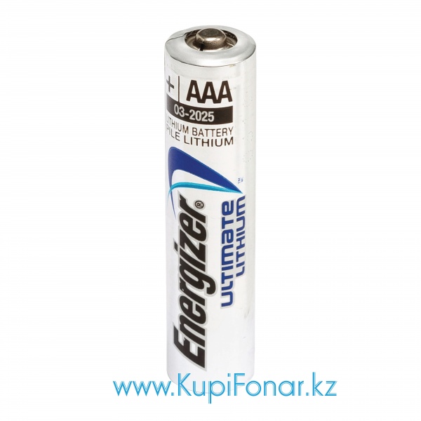 Элемент питания литиевый AAA/FR03 Energizer ULTIMATE LITHIUM, 4 штуки в блистере (AAA4, L92)