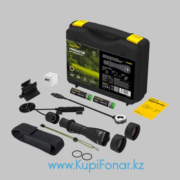  Armytek Predator Pro Extended Set, XHP35 HI, 1400 , 1x18650,  ,   (F07302W)